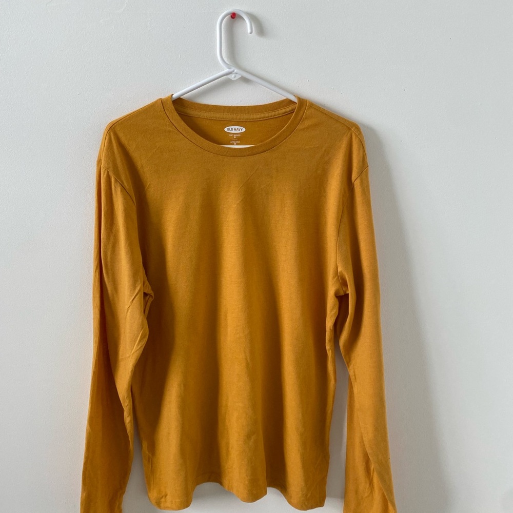 Old Navy Medium Yellow Long Sleeve